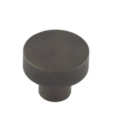 Thaxted Cupboard Knobs 30mm Dark Bronze - Hoxton Range